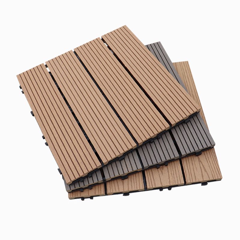 Deck Plank Loose Lay Manufactured Wood Outdoor Flooring Decking Tiles