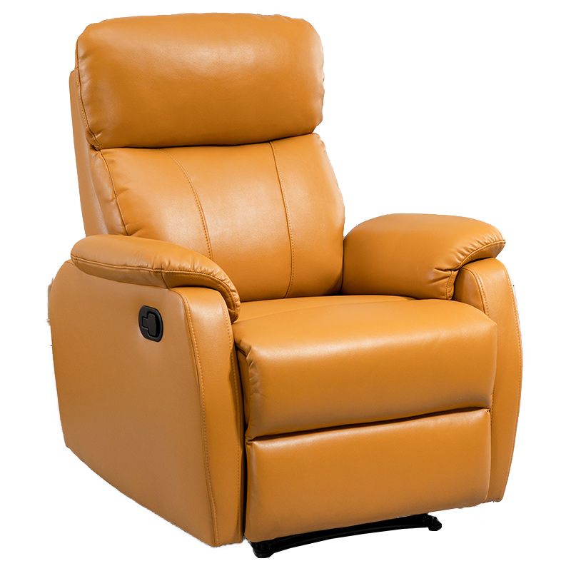 Contemporary Leather Recliner 32.7" Wide Standard Recliner with Footrest