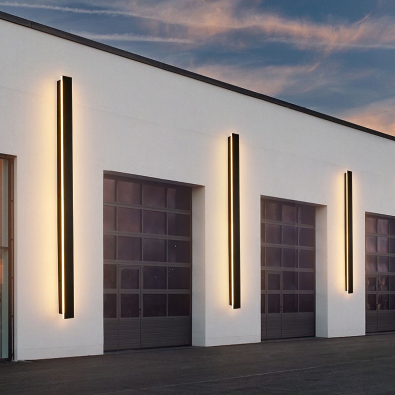 Metal Sconce Light Fixtures Black Wall Mounted Lights for Outdoor