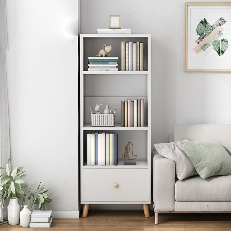 Open Wooden Bookcase Modern Minimalist Home Living Room Bedroom Bookshelf