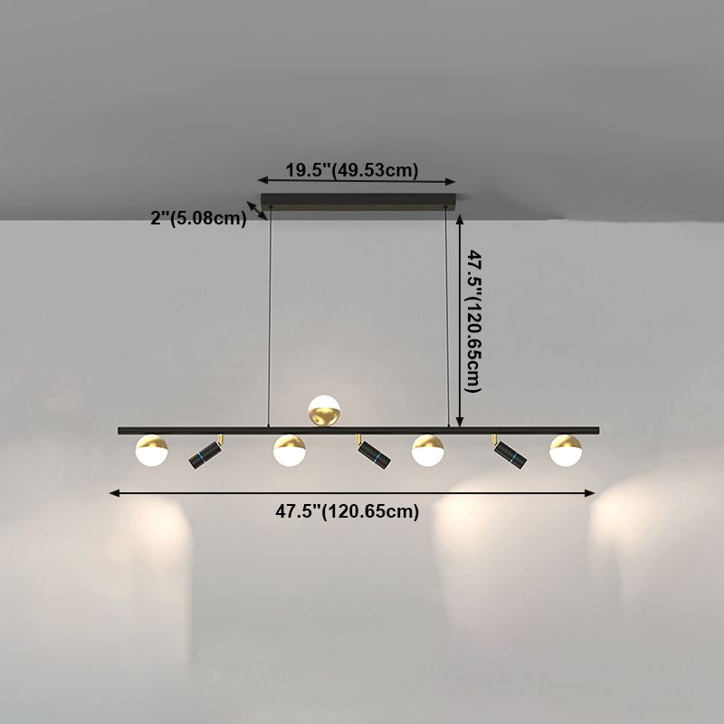 Geometric Island Pendant Lights Contemporary Metal Kitchen Pendant Lights