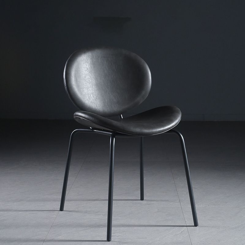 Contemporary Style Side Chair Leather Dining Chair for Dining Room