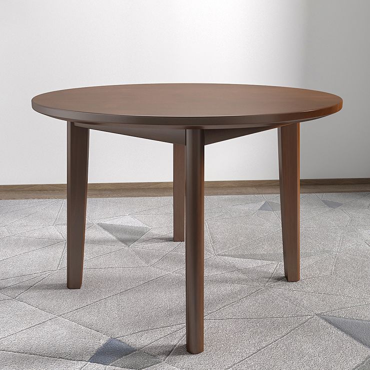 Modern Style Solid Wood Dining Room Set with Round Table Home Dining Table Furniture