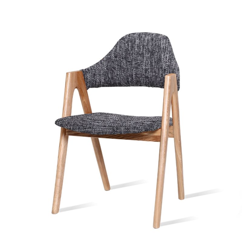 Kitchen Chairs Modern Solid Wood Armless Chairs for Dining Room