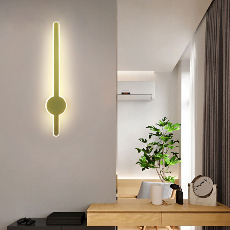 Metal Linear Vanity Wall Lights Modern 1-Light Vanity Wall Light Fixtures