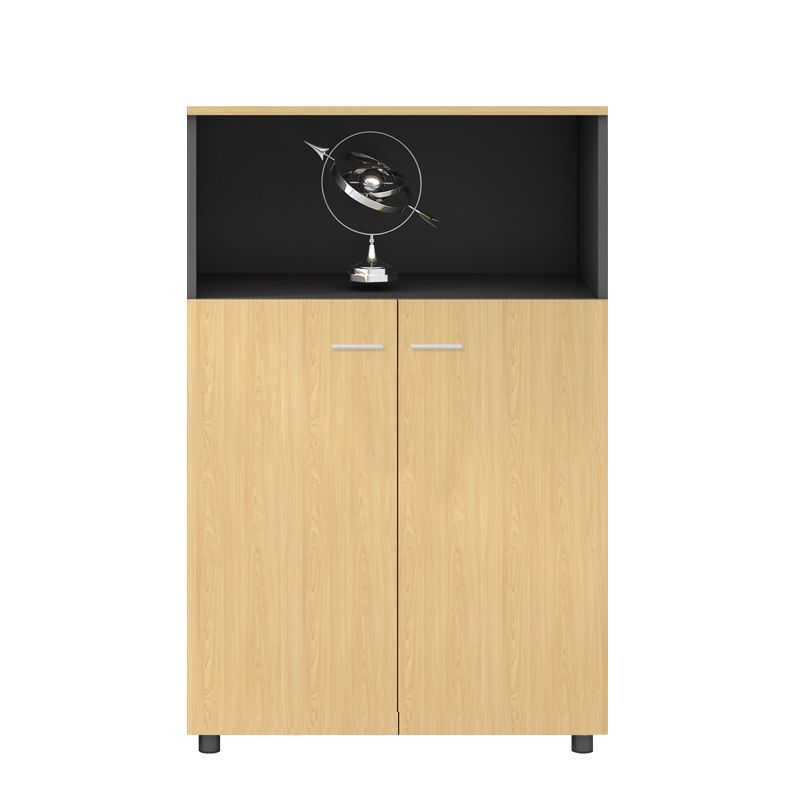 Contemporary File Cabinet Solid Wood Frame Lateral File Cabinet Office