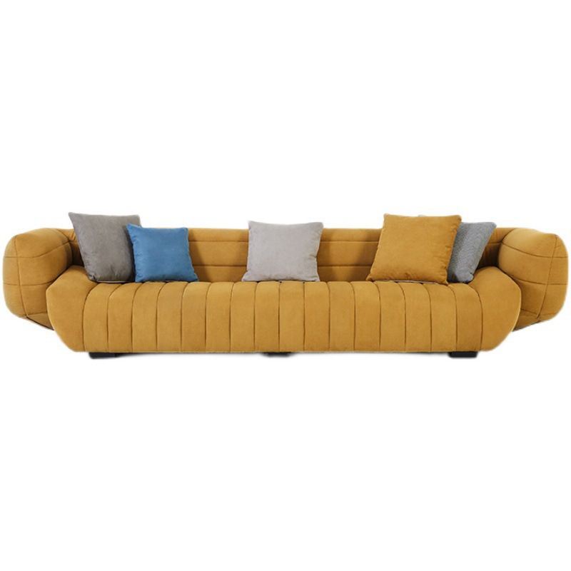 Tuxedo Arm Sofa Modern Style 3/4/5-seater Sofa with 5 Pillows