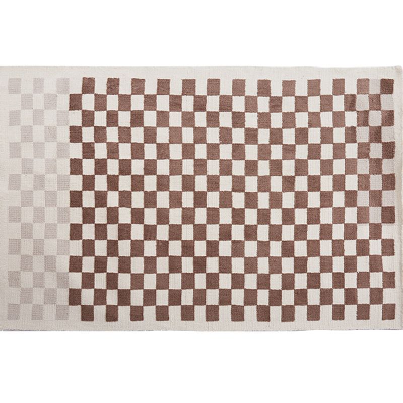 Gorgeous Carpet Modern Plaid Print Area Rug Living Room Rug with Non-Slip Backing