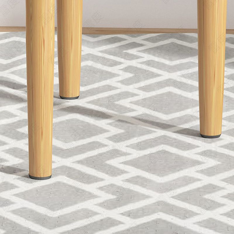 Modern Restaurant Open Back Side Chair Matte Finish Upholstered Dining Chair