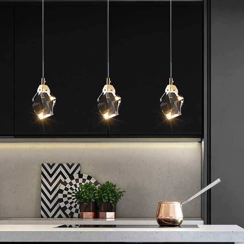 Pendre en cristal penseur suspendu suspendu en or pour la chambre à coucher