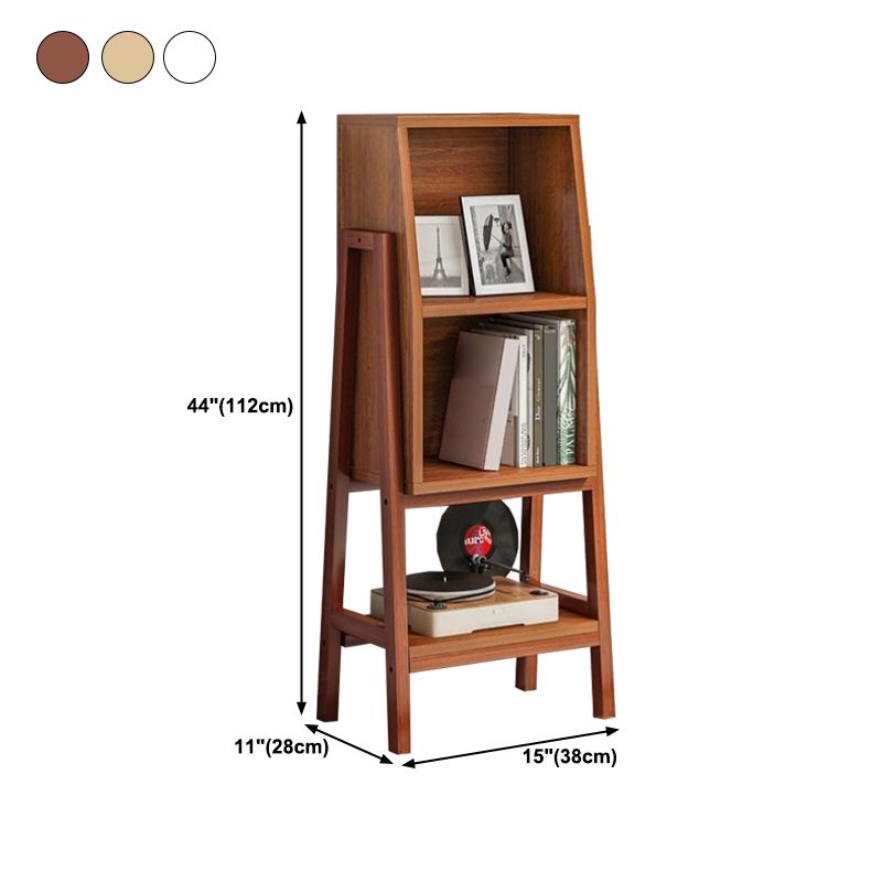 Vertical Bookcase Scandinavian Engineered Wood Shelf Bookcase