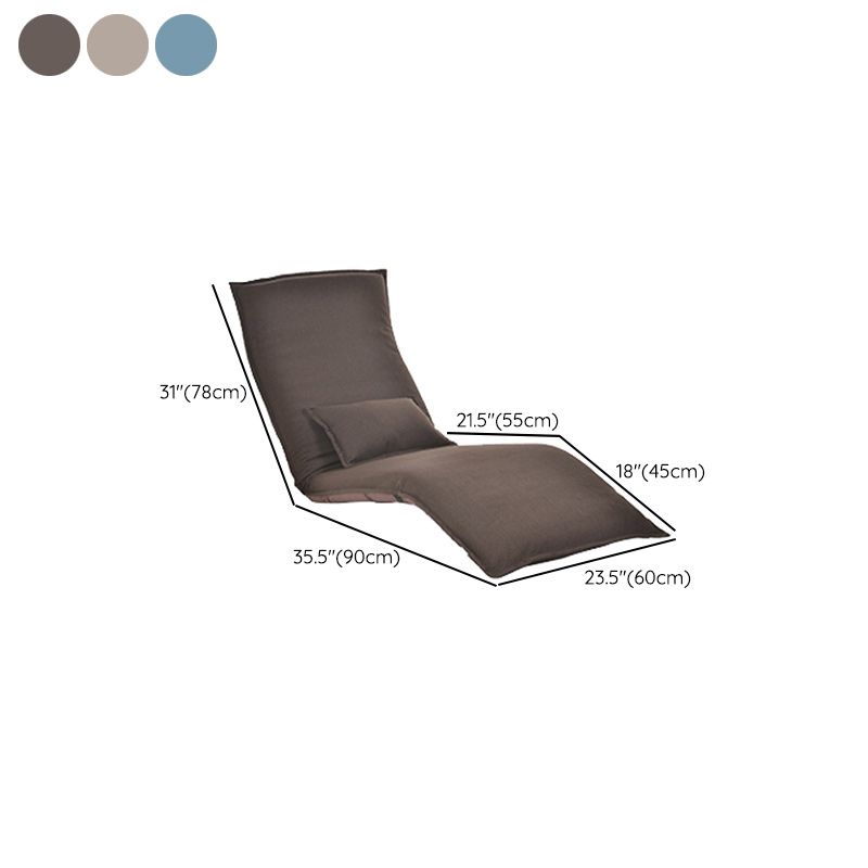 Scandinavian Solid Color Standard (No Motion) Single Ergonimic Recliner