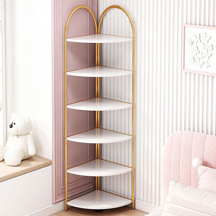 Modern Metal Shelf Bookcase Open Shelf Book Shelf for Living Room