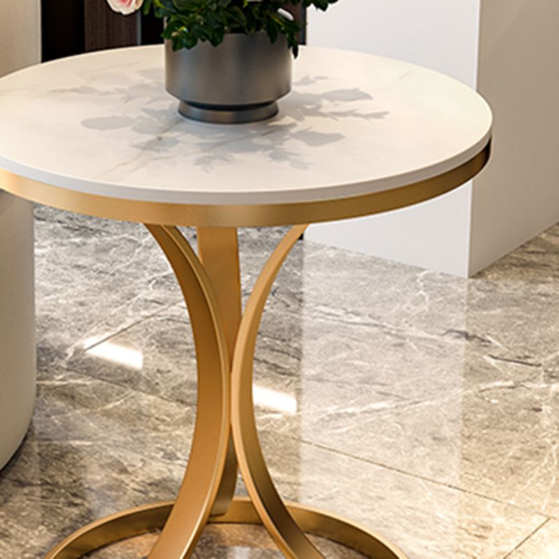 21.65" Tall Contemporary Style Side End Table Metal Frame Side Accent Table
