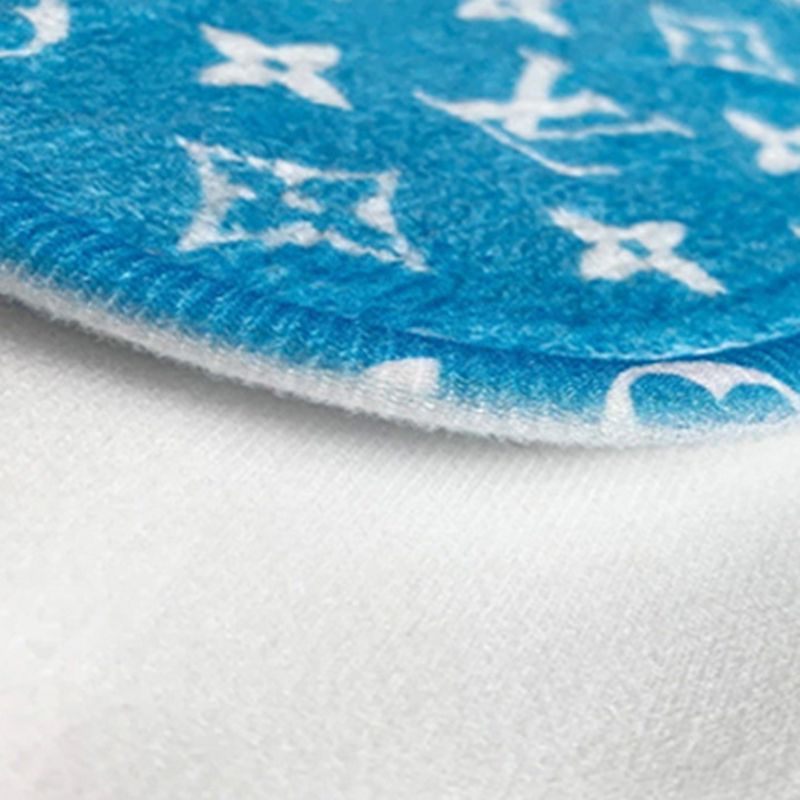 Creative Geometry Rug Rectangle Shape Stain Resistant Shape Rug for Home Decor