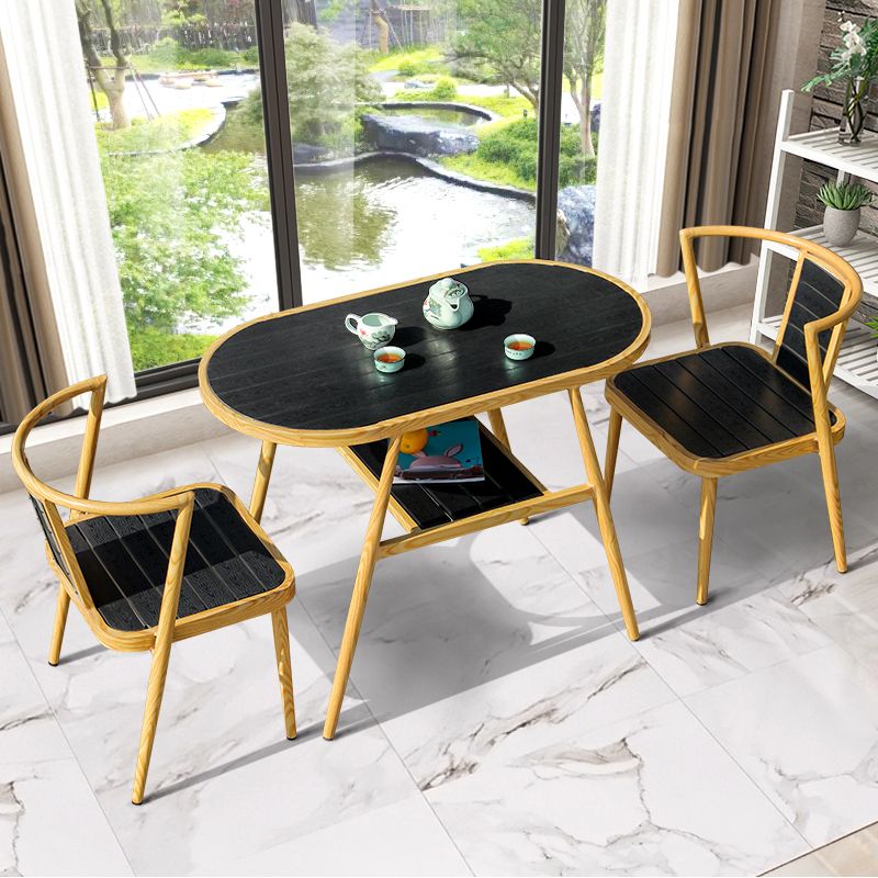 Contemporary 1/3 Pcs Dining Set Glass Rectangular Dining Table Set