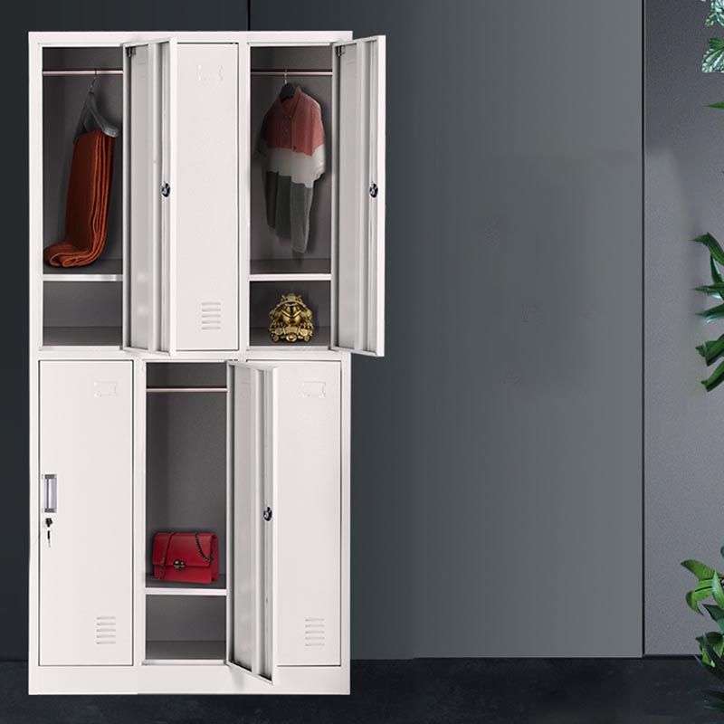 Contemporary Style Wardrobe Steel Home Wardrobe Closet,35.43" D x 16.54" W x 70.87" H