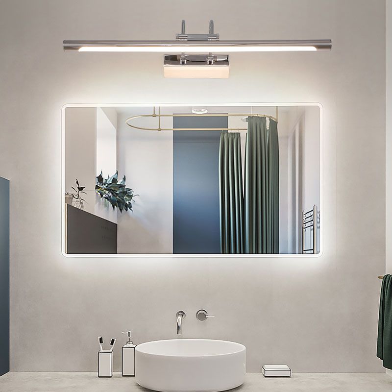 Armed Wall Sconce Lights Modern Metal 1 Light Sconce Light Fixtures with Plastic Shade