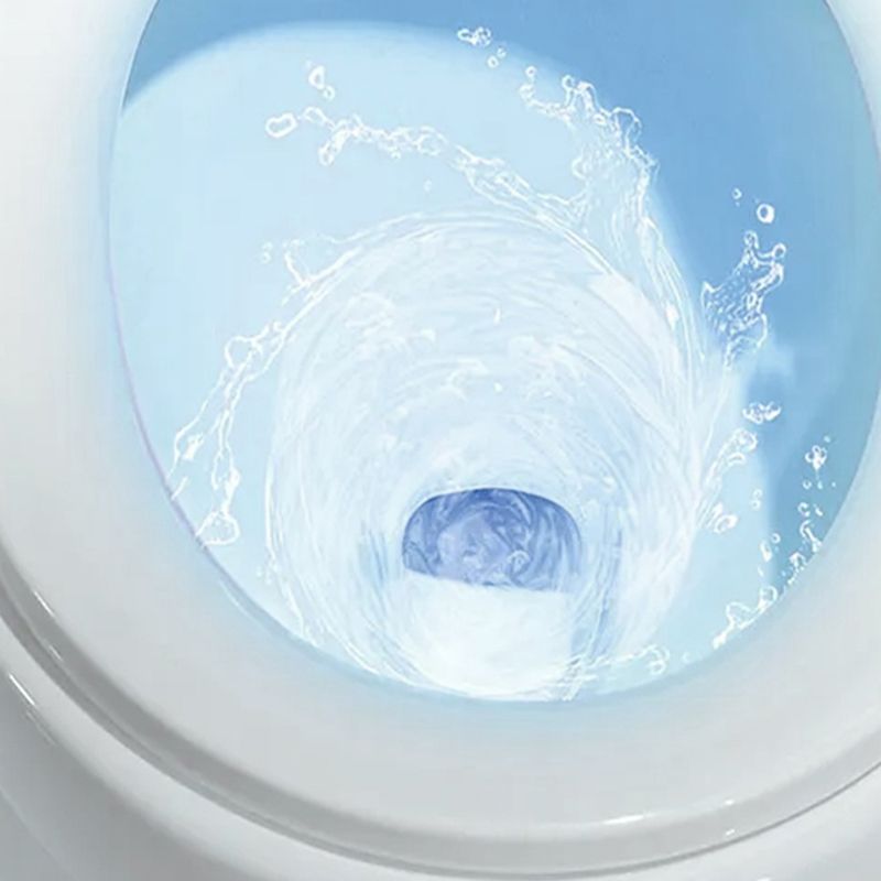 Modern Concealed Tank Urine Toilet One Piece Floor Mount Toilet Bowl with Toilet Seat