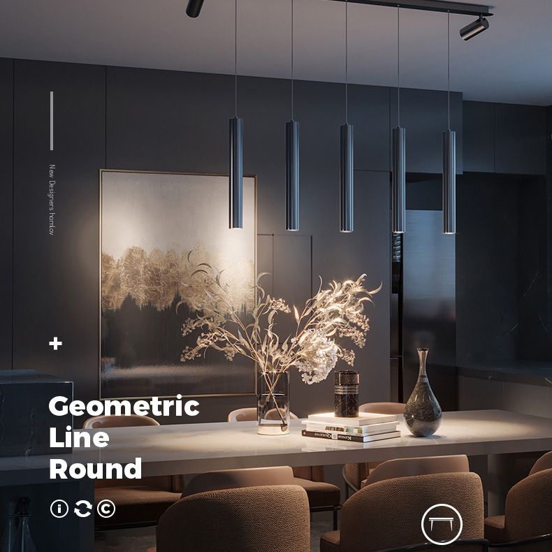 Luce cilindrica a LED LIGHTRA 360 ° Spotlight Resign Resign moderno Minimalismo Funzione illuminazione metallica