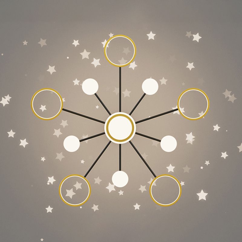 Geometrische ophanging hanglampen moderne verlichting kroonluchters metaal kroonluchter