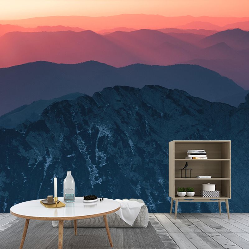 Scene Sky Mountain Wall Mural Wallpaper Photography Mildew Resistant Wall Art