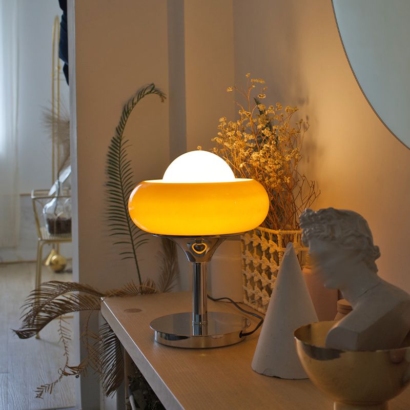 Lampada da tavolo moderna premurosa per gli occhi Minimalist Glass Night Stand Lampada per salotto