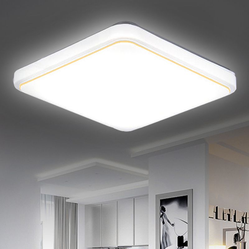 Vierkante inbouw plafondlamp Eenvoud Acryl plafondinbouw voor woonkamer