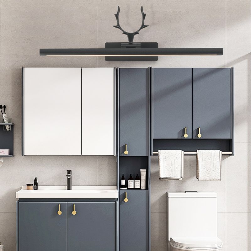 Lucitura anteriore a specchio moderno Alluminio anteriore Alluminio LED Montata a parete per il bagno