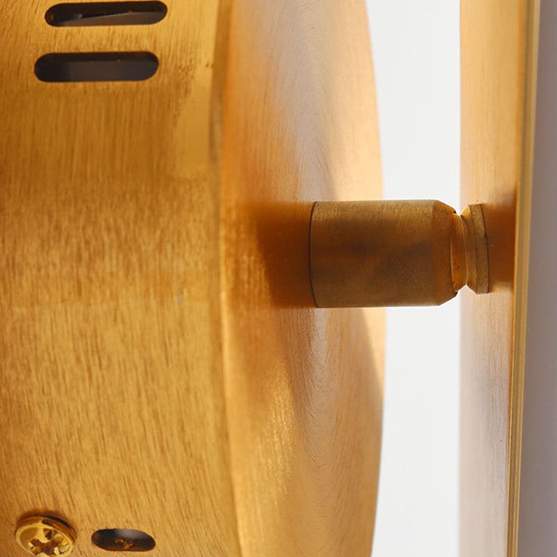 Lampada a parete a LED in alluminio spazzolato oro design rotabile in stile nordico semplicità da letto a parete luce