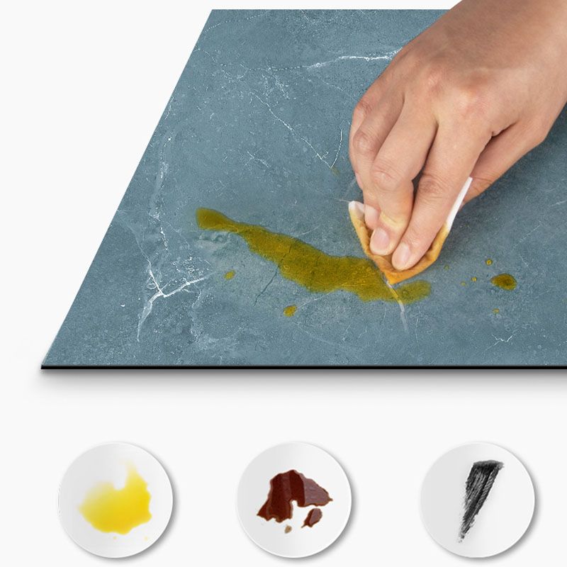 Peel & Stick Vinyl Flooring Smooth Marble Look Vinyl Flooring with Waterproof