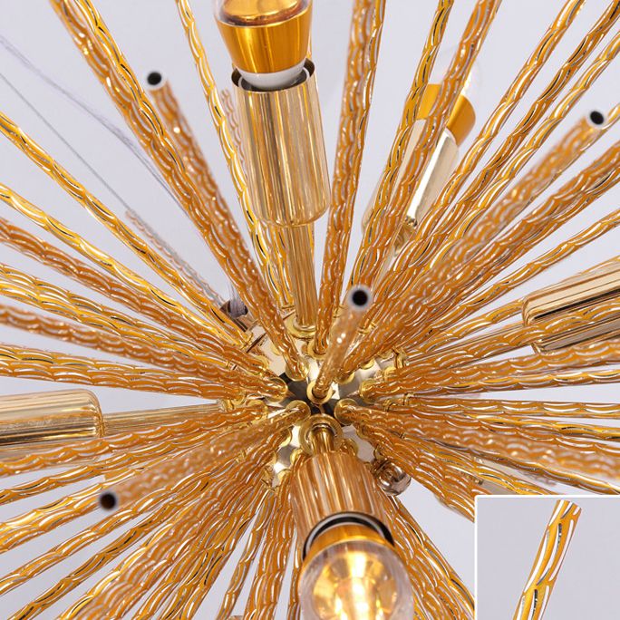 Luce a ciondolo riccoso in stile postmoderno Metal 8 lampadari il lampadario sospeso