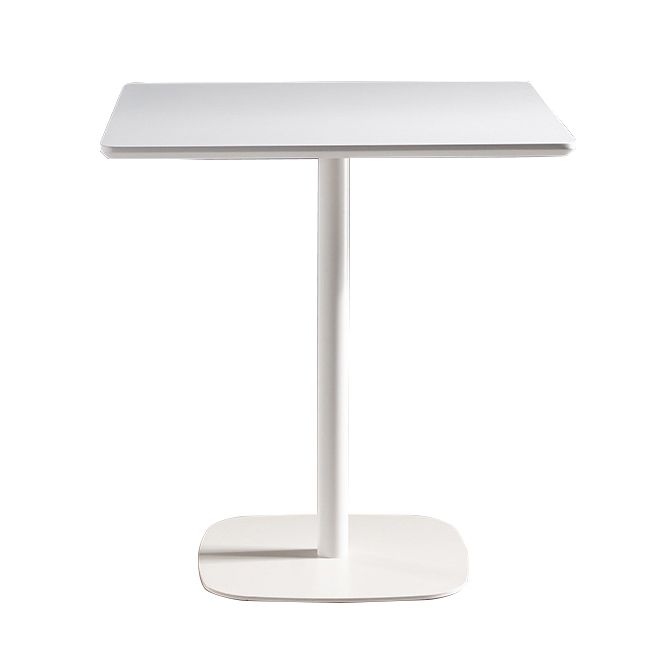 Coffee Shop Dining Room Industrial Style Dinette Table Wood Top Dining Table