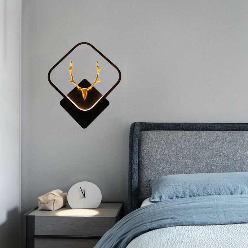 Nordic moderne Mall Mount LED LED simple Mur Wall Sconce lampe pour le salon