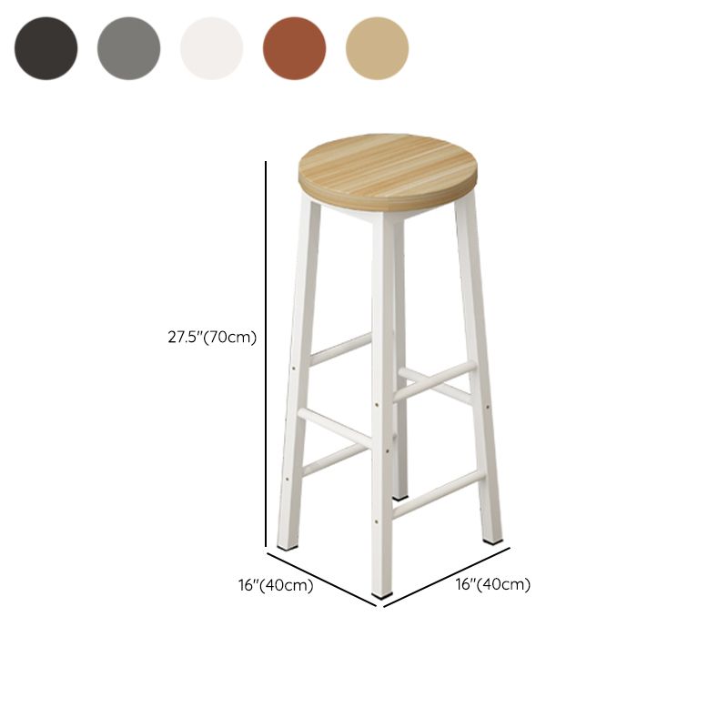 Double Pedestal Bar Table Set 1/3 Pcs Wood Frame Bar Table and Backless Stools