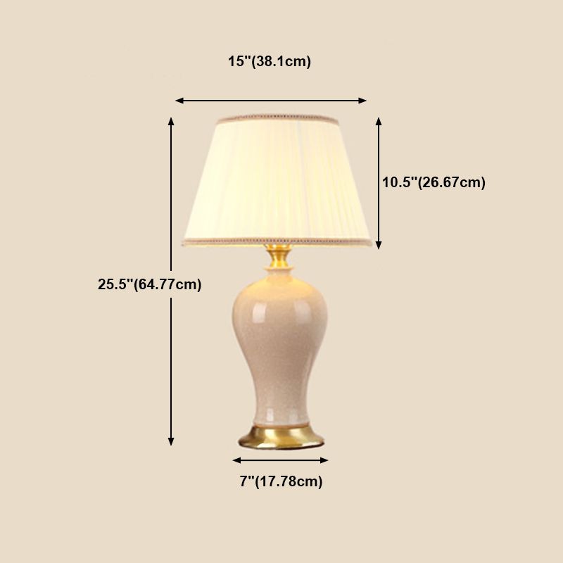 Éclairage de bureau de style moderne LAMPE DE SHADE DE SILK COLORF