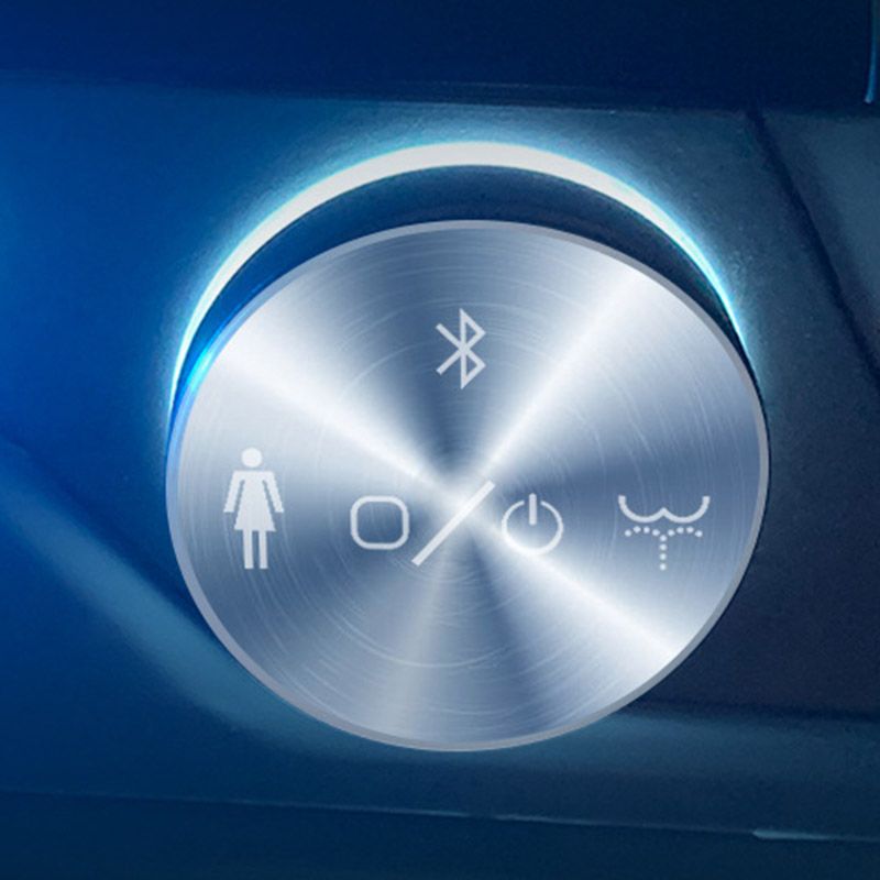 Modern All-In-One Toilet Bowl Siphon Jet Skirted Toilet with Seat for Bathroom