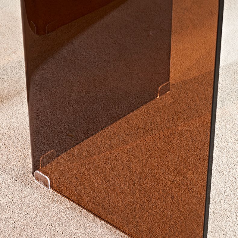 Tempered Glass Modern Free Form Indoor Table Glass Table for Dining Room