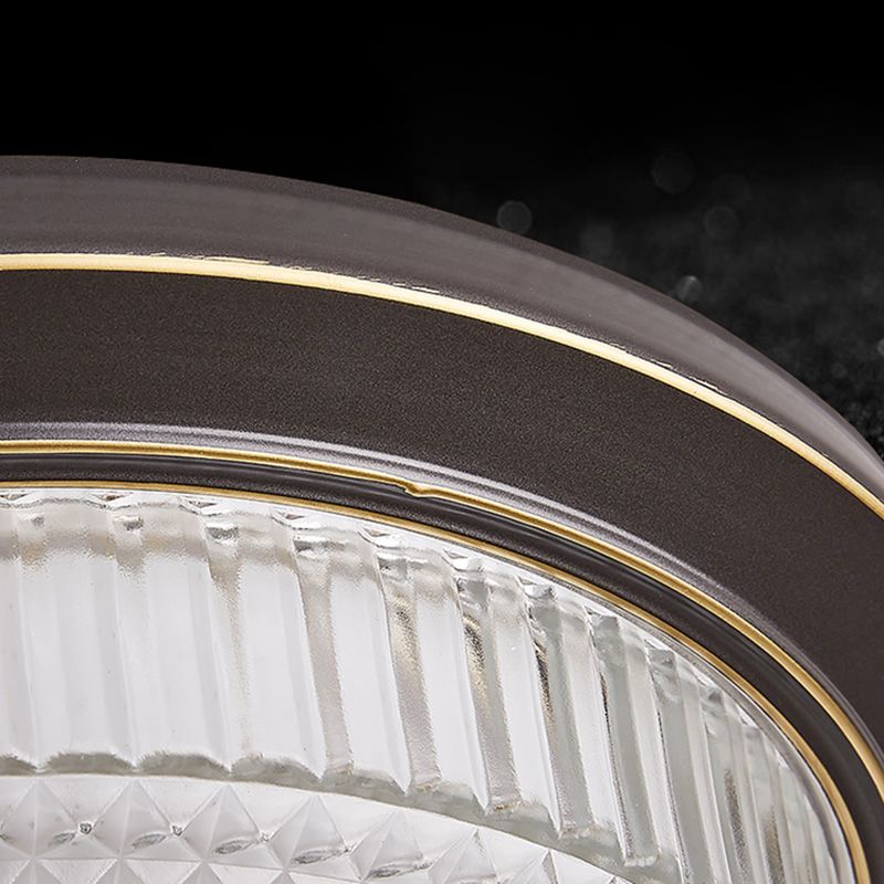 Flush Mount Ceiling Light American Country Style Indoor Round Shape Ceiling Mount Light