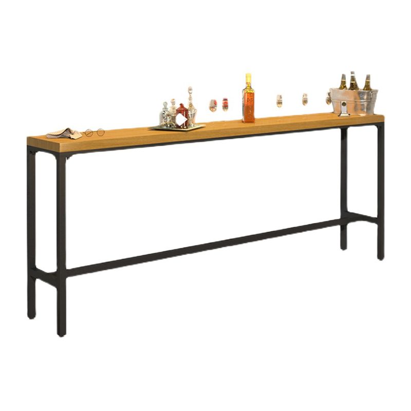 Industrial 1/6/11 Pieces Bar Table Set Rectangle Pine Wood Counter Table for Dining Room