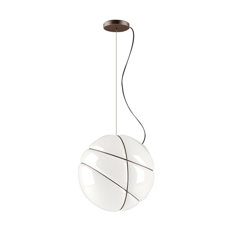 Global Ceiling Light Modernist White Glass 1 Bulb Dining Room Pendant Lighting