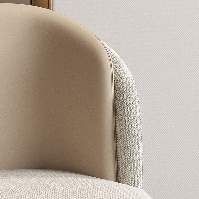 Silla de comedor tapizada con acabado mate de la silla lateral Parsons del dormitorio moderno