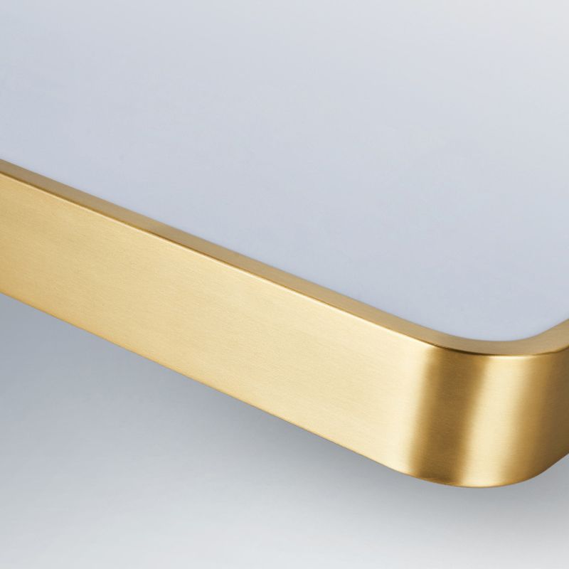 Kreisförmige Deckenleuchten im modernen Stil, 1-Licht-Acryl-Einbauleuchte aus Messing