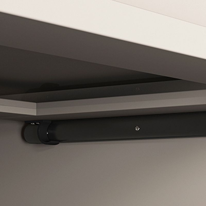 Modern Style Bookcase Wood Bookshelf with Door for Home Office