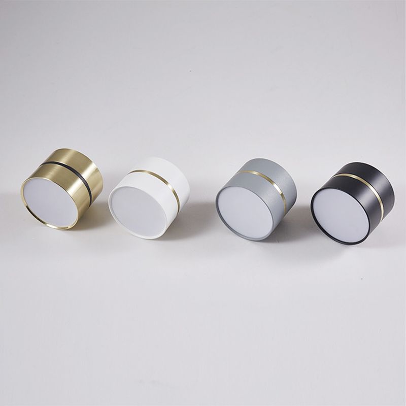 Modern Minimalist Metal Flush Mount Plafond Lamp Cilinder Shape LED Flush Mount Lighting voor slaapkamer