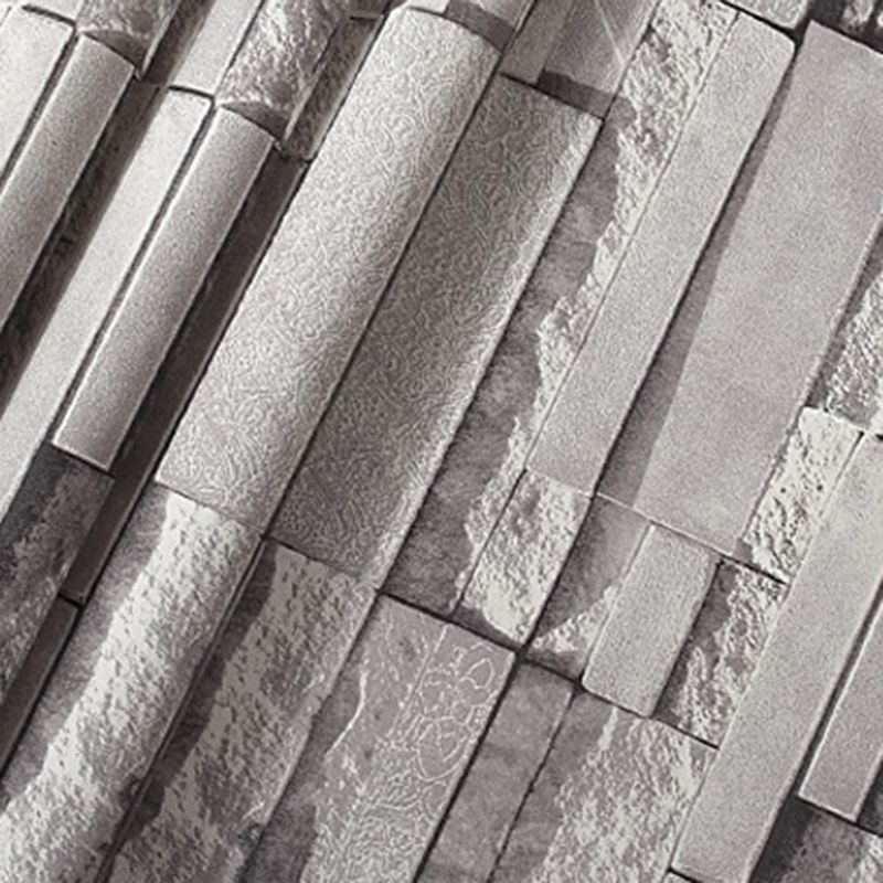 Papier peint rustique de couleur pastel, 33 pi de longueur x 20,5 po de largeur, décoration murale en fausse brique pour la maison, lavable