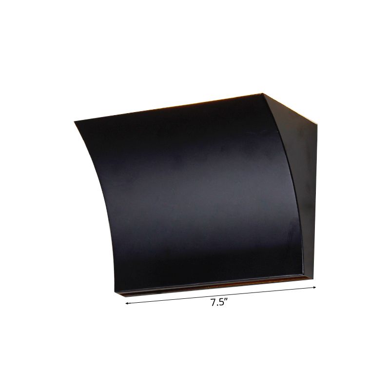 Diseño de deslizamiento de estilo simple lavadora de pared de la pared LED LEVED LIGHTA LIGHTUR en negro/plateado