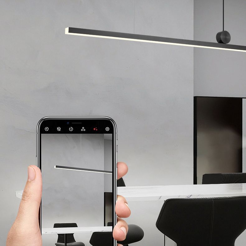 Linear Island Pendant Lights Ultra-Contemporary Acrylic Island Pendant Lights for Restaurant