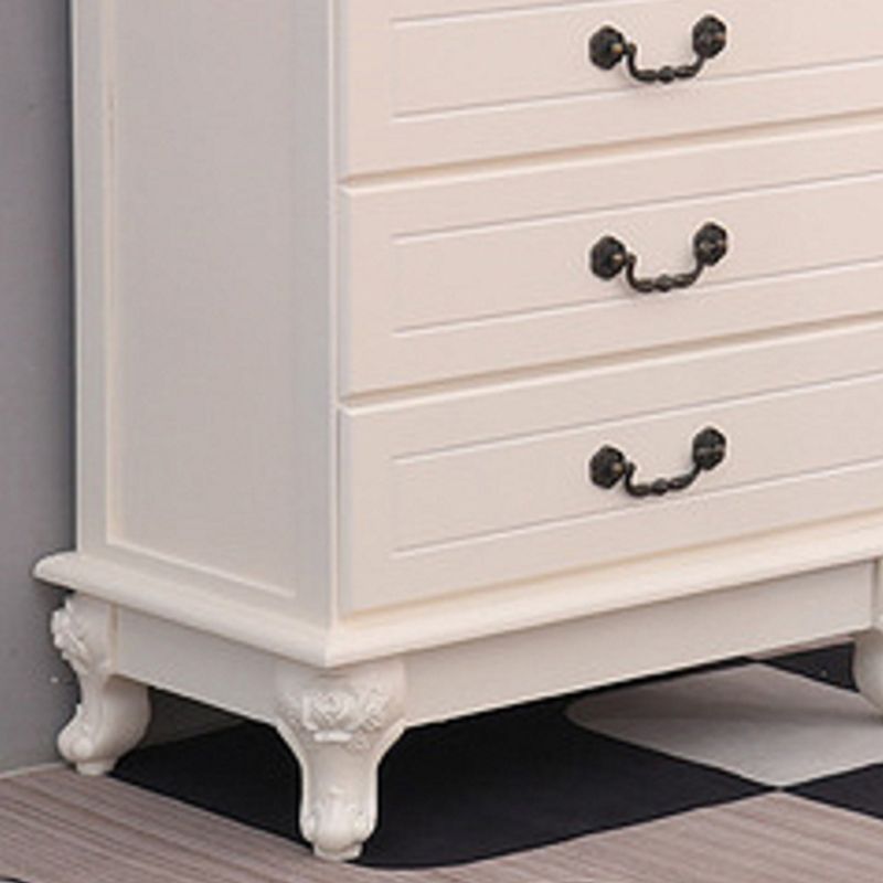 Contemporary Bedroom Storage Chest Solid Wood Soft-Close Drawers Dresser
