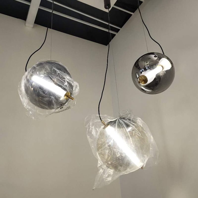 Postmodern Design Globe Glass Pendant Light LED Kitchen Pendant Light